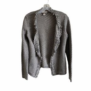 LOFT Outlet Acrylic Open Front Cardigan Sweater